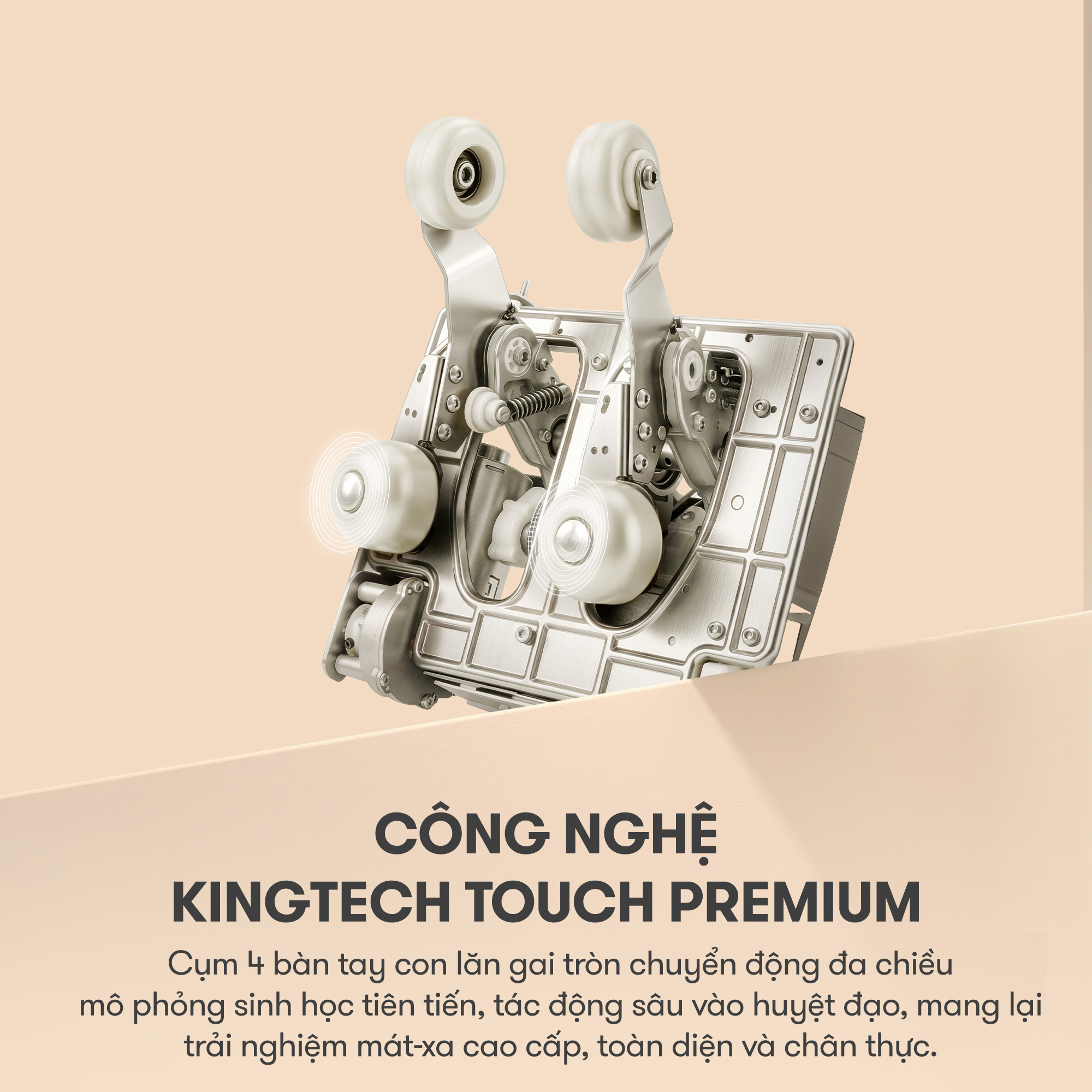 [Miễn phí lắp đặt] Ghế Massage KINGSPORT Deluxe G10 Sonic, Công nghệ sóng âm KingSonic với 38 bài massage cao cấp