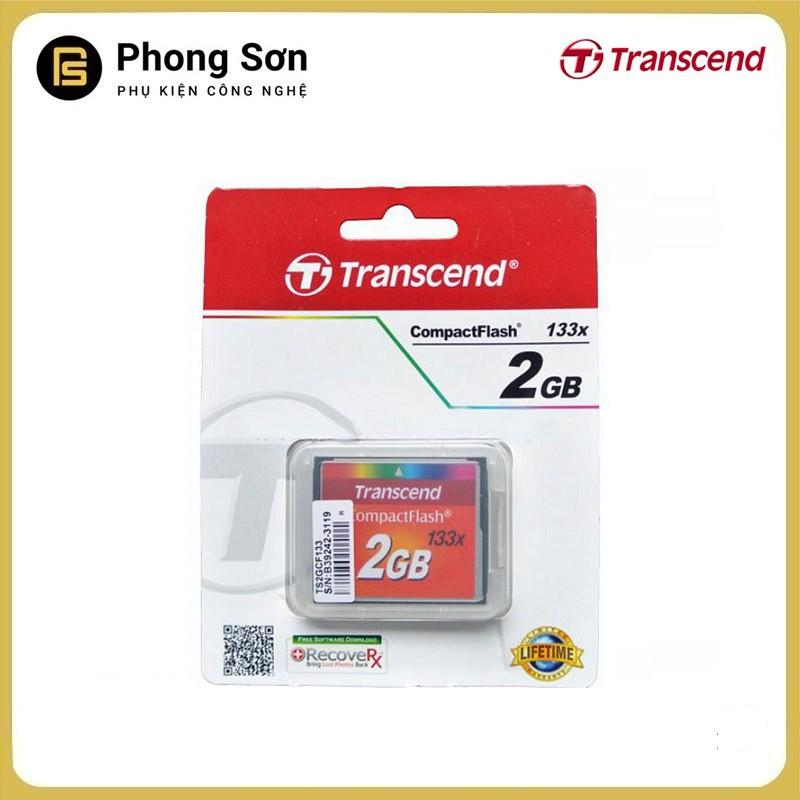 Thẻ nhớ Transcend CF 2GB (133x Speed) Hàng nhập khẩu