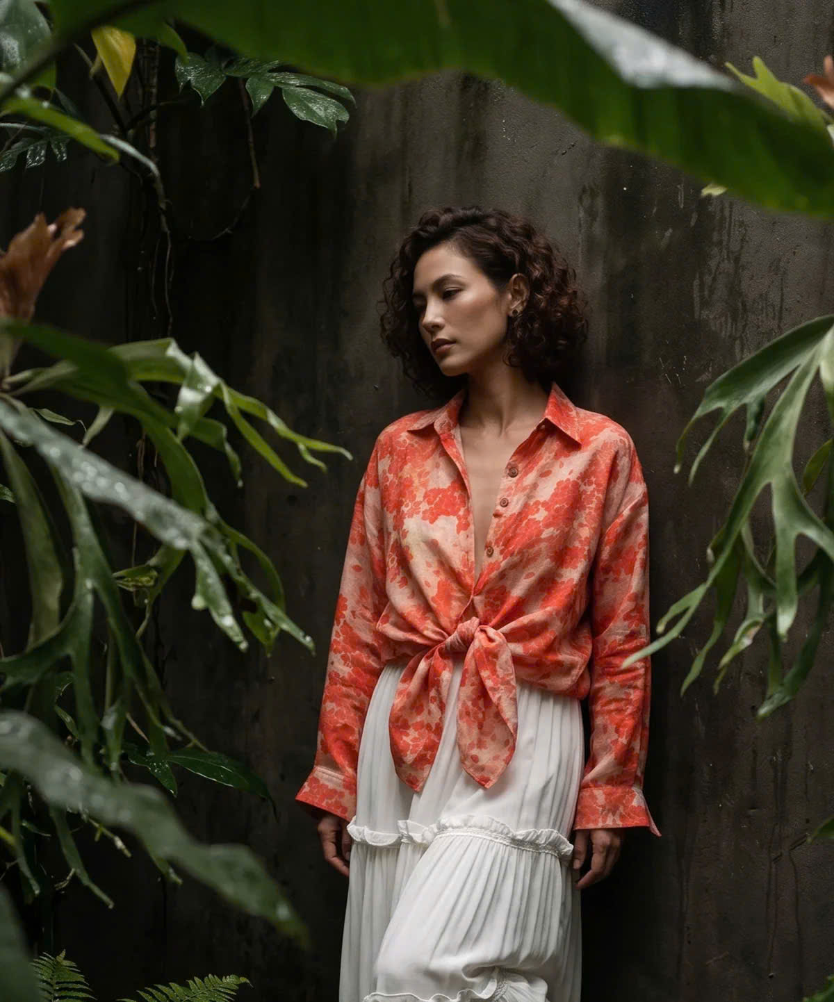 Áo Sơ Mi Dáng Rộng Oversize Gai Xanh Ramie Thanh Minh Top175 Thời trang Hity