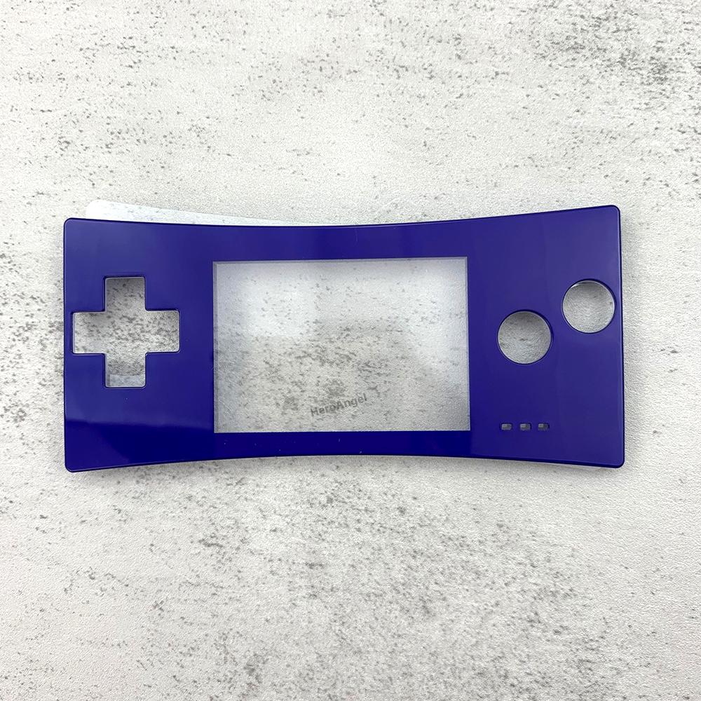 MỚI 11 Màu Dành Cho Máy Nintendo GameBoy Micro Cover Phiên Bản Giới Hạn Mặt Trước Tấm Che Mặt Cho Hệ Thống GBM Vỏ Trước Màu Sắc: Đen Sáng