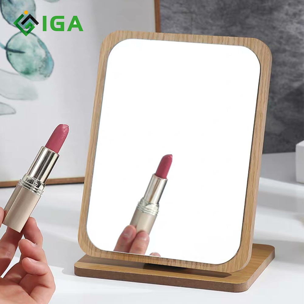 Gương Soi Trang Điểm IGA Gỗ Để Bàn B Mirror - GP120