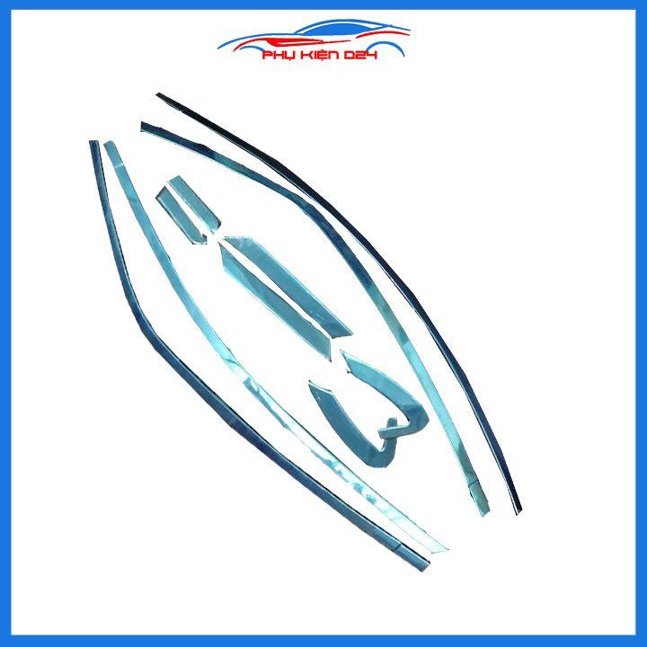 Bộ nẹp viền cong kính Inox Cho Altis 2017 2018 2019 2020
