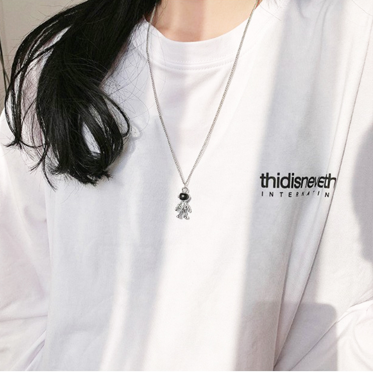 Dây chuyền vòng cổ phi hành gia độc đáo hot trend unisex