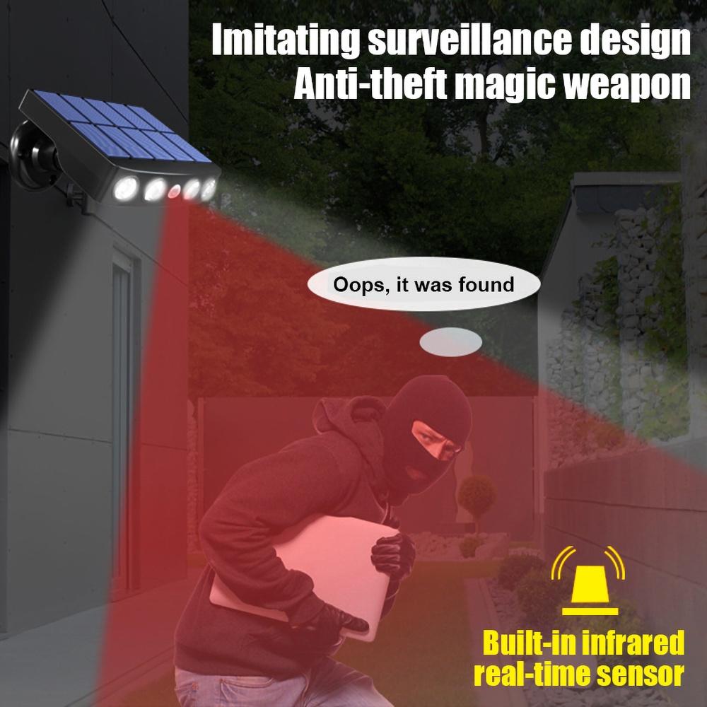 Đèn Led Gắn Tường Sử Dụng Năng Lượng Mặt Trời Chống Thấm Nước IP65