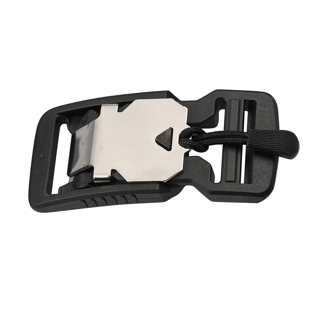 Adjustable Security Lock Webbing Buckle for 25mm Webbing Backpack
