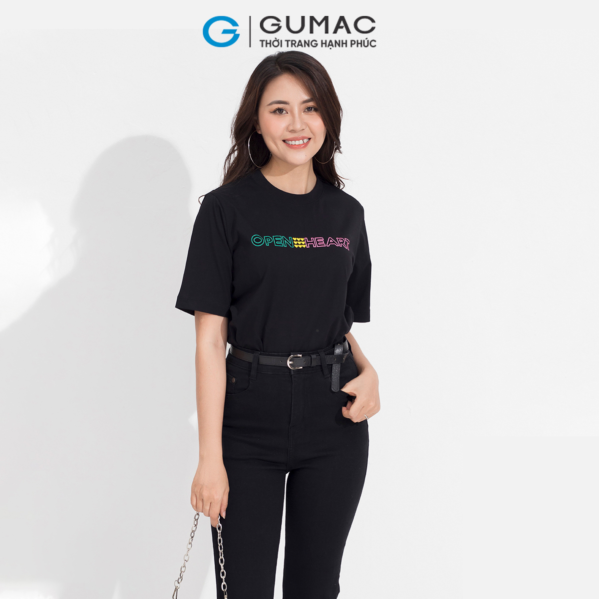 Áo thun in nổi GUMAC ATD05051