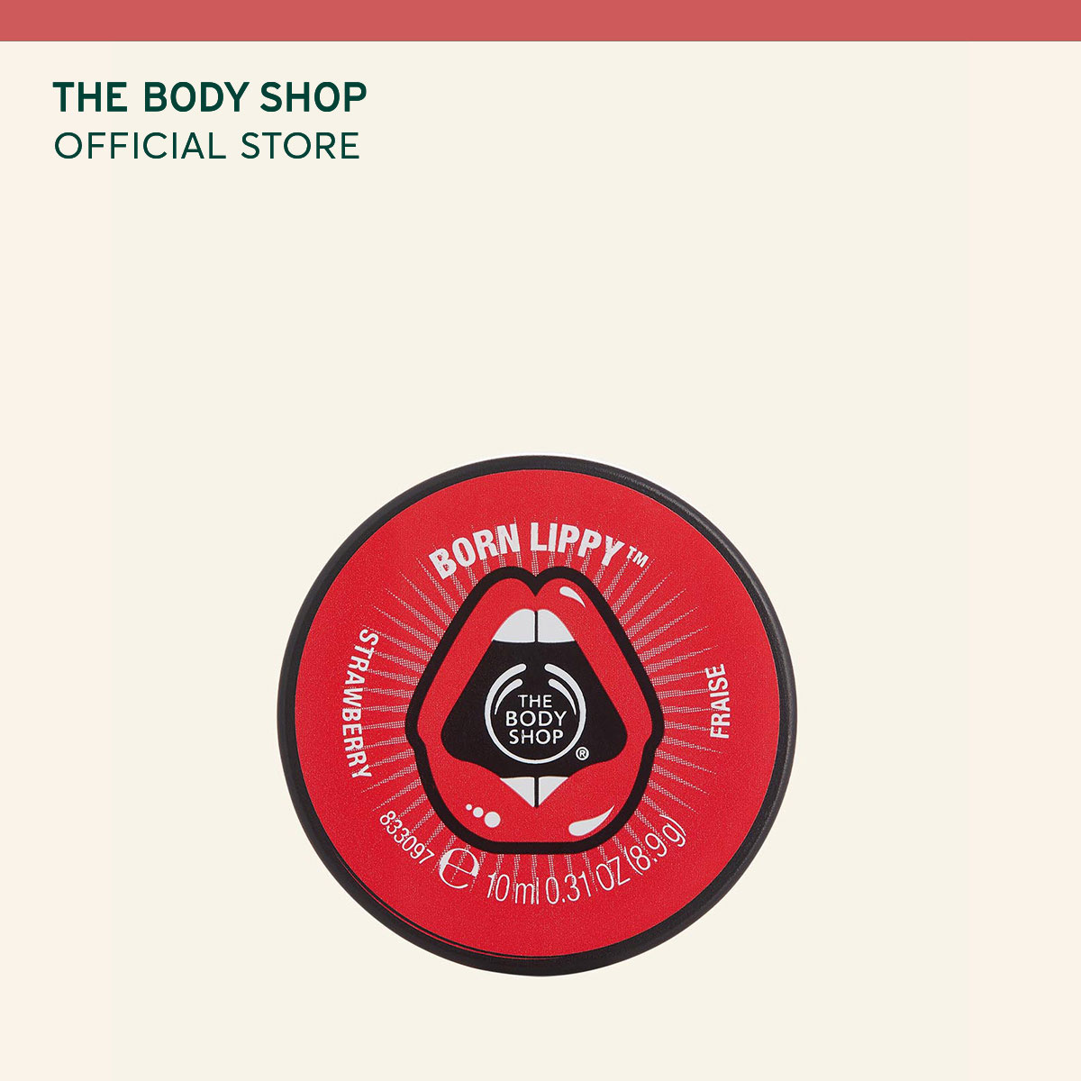 Dưỡng Môi The Body Shop Strawberry Lip Balm 10ml