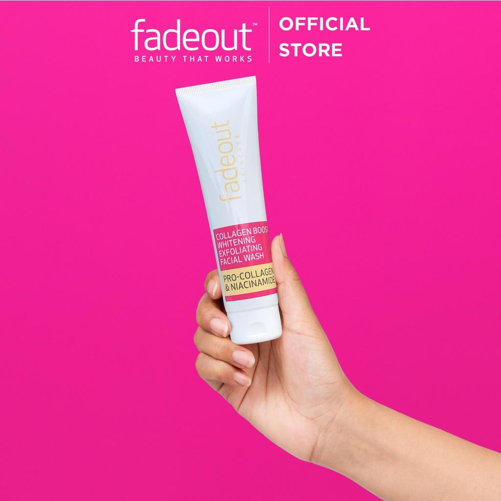SỮA RỬA MẶT DƯỠNG TRẮNG DA FADEOUT COLLAGEN BOOST WHITENING EXFOLIATING 100ML