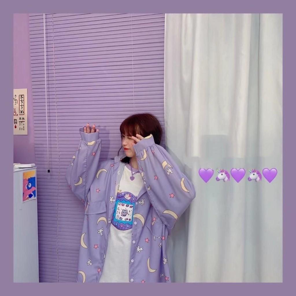 Áo sơ mi Hàn quốc dài tay dễ thương