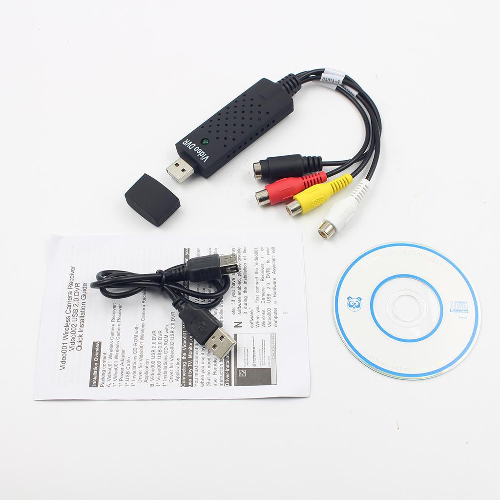 USB 2.0 TV DVD VHS Video Adapter  Card Audio AV Converter