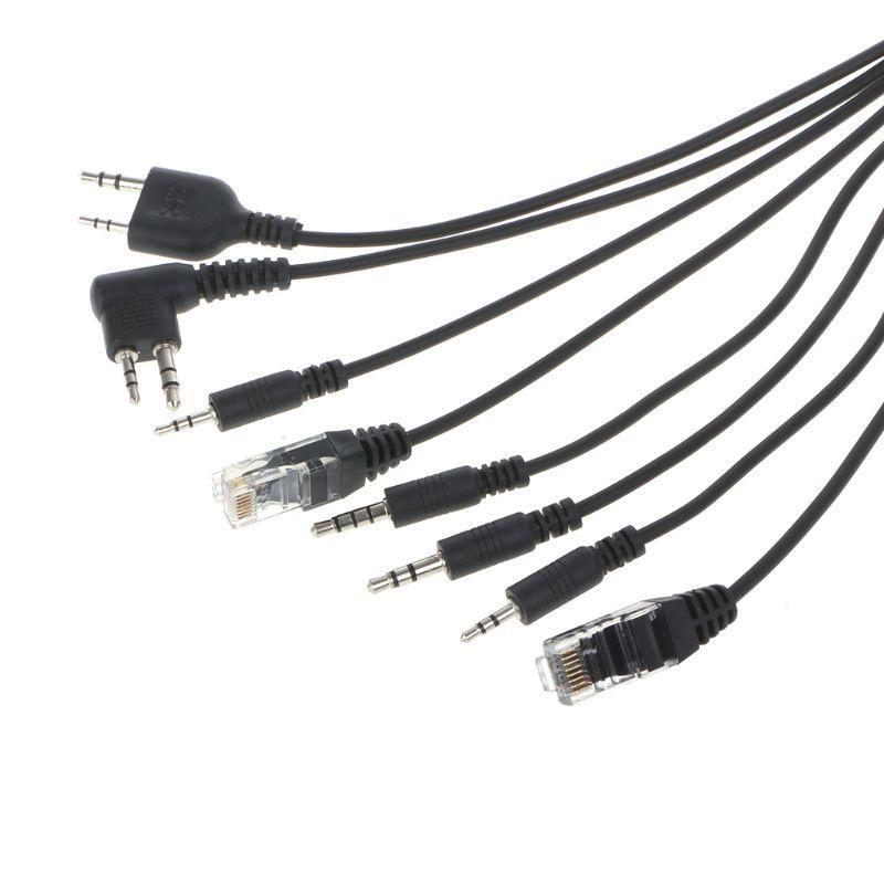 MOTOROLA Dây Cáp Lập Trình USB 8 Trong 1 Cho Baofeng Kenwood TYT QYT