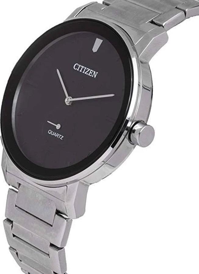 Đồng Hồ Citizen Nam Dây Kim Loại Pin-Quartz BE9180-52E - Mặt Đen (42mm)