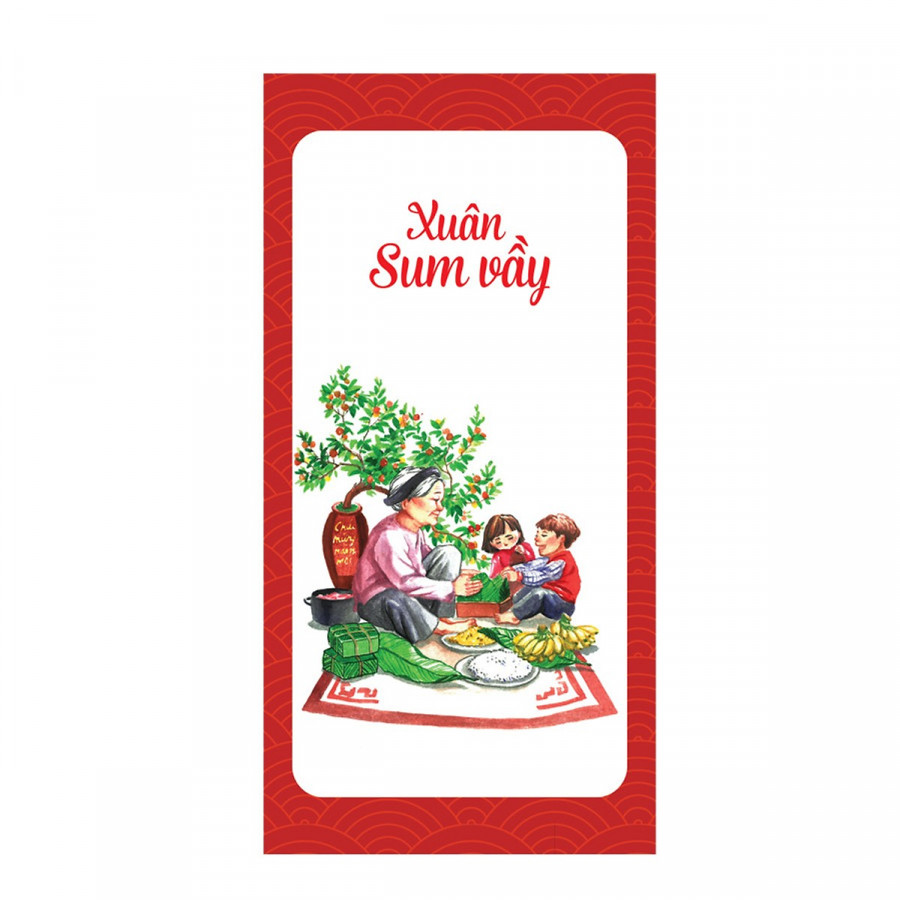 Set 10 Chiếc Lì Xì 2019 Xuân Sum Vầy - Tết Xưa