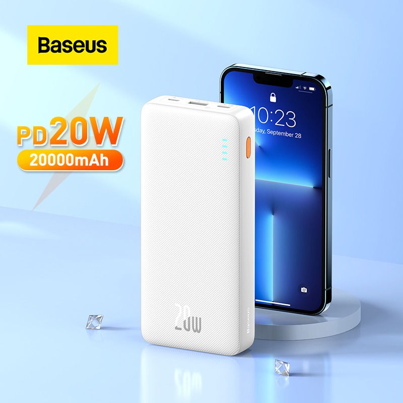 Sạc pin dự phòng Baseus Airpow Light Battery Fast Charging Power Bank 20000mAh 20W- Hàng chính hãng