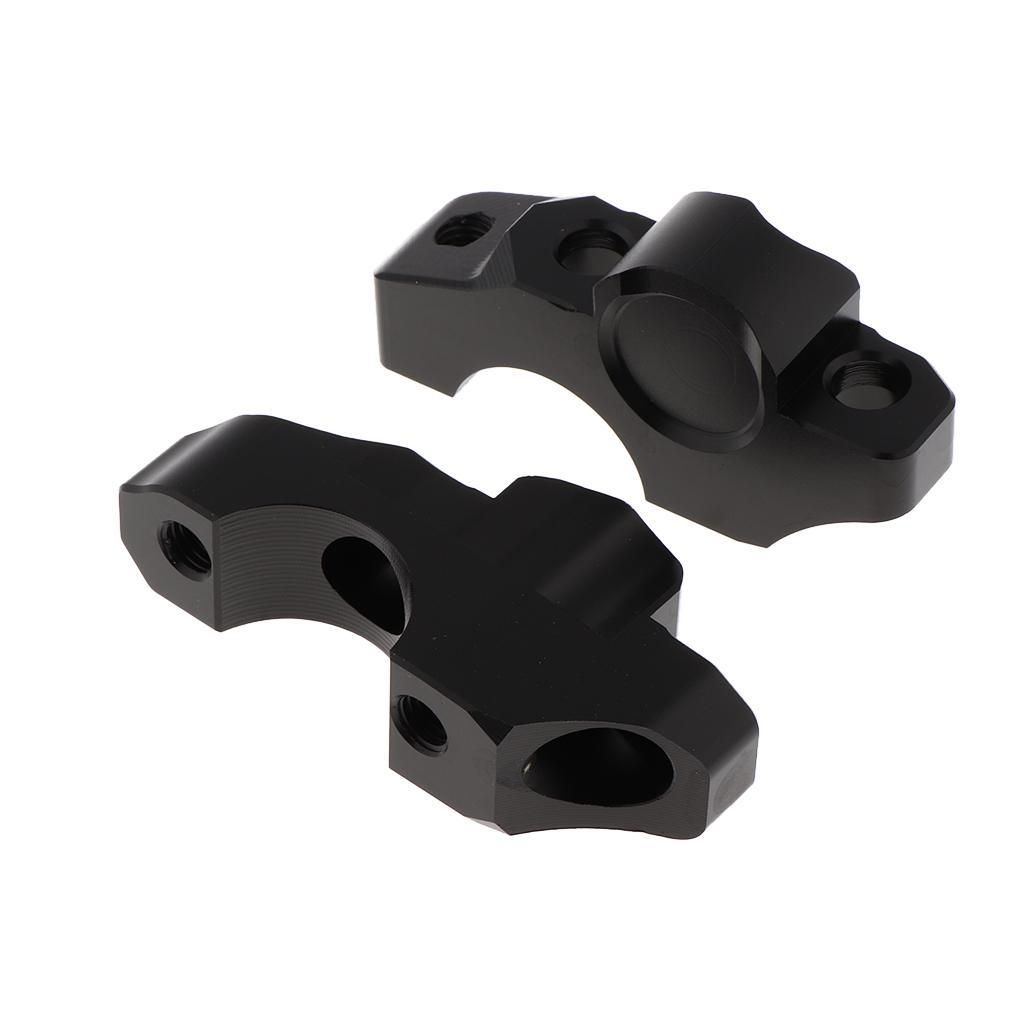 Motorcycle Handlebar Mounts Aluminum Handlebar Mount Riser Clamp Kit
