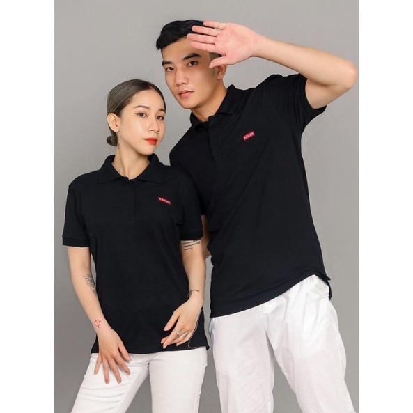 COPremium HAVIAS ao thun polo vải Spandex Crocodile Cotton 100 Premium nhập khẩu - Đen - S Nữ