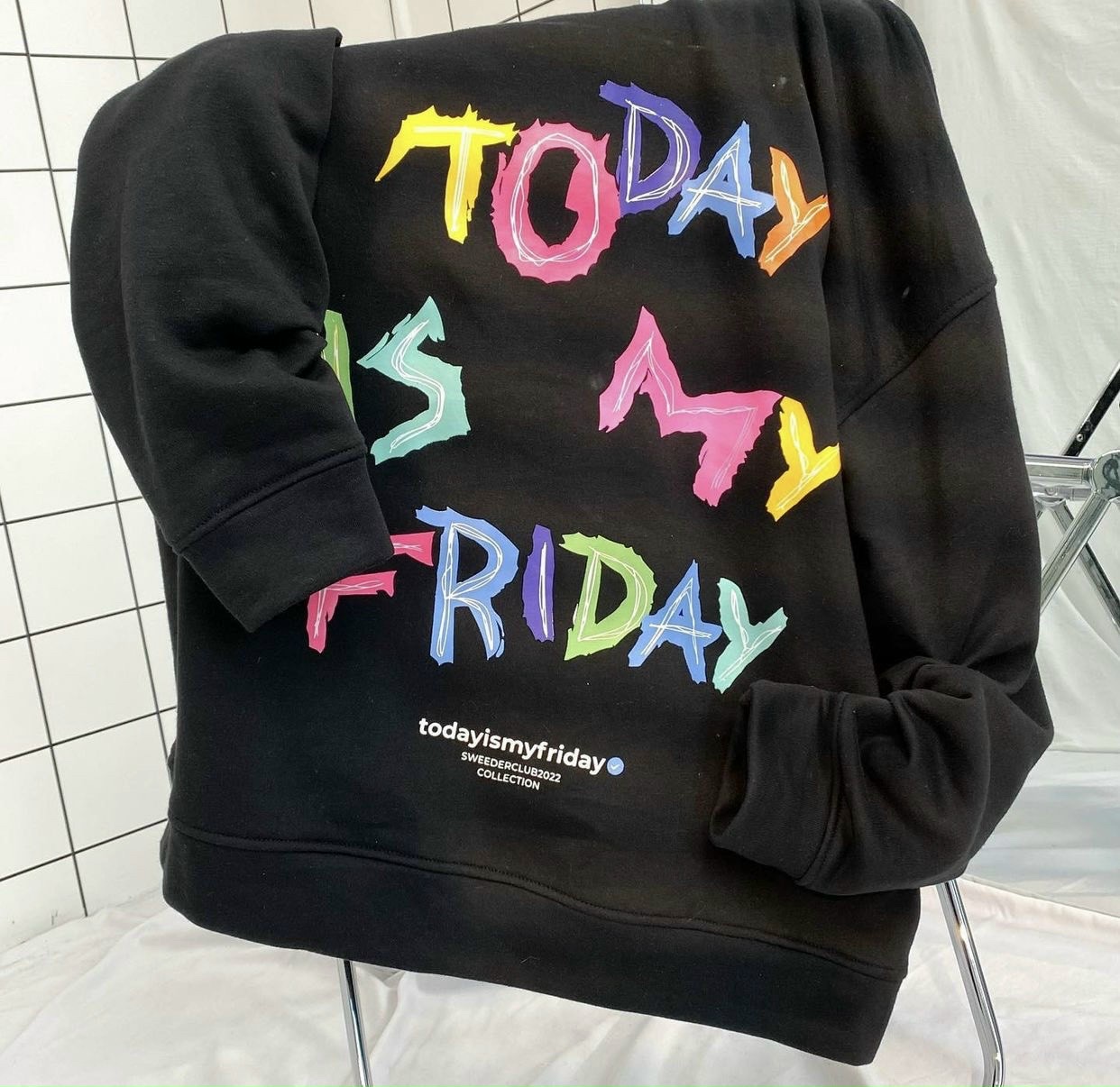 ÁO HOODIE - ÁO KHOÁC NỈ NGOẠI Dây full zip HOOIDE MỚI in chữ TODAY IS MY FIRIDAY