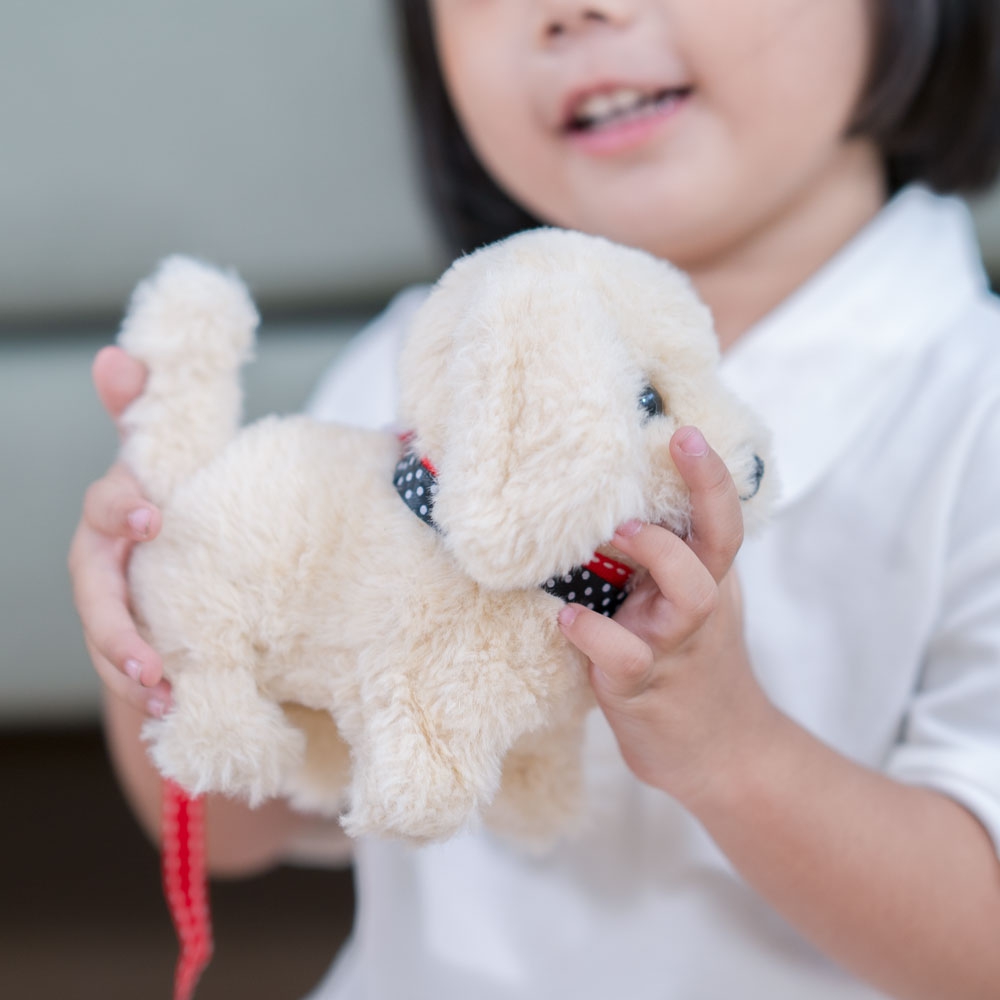 Chó con nhồi bông biết đi có âm thanh thương hiệu CiCi