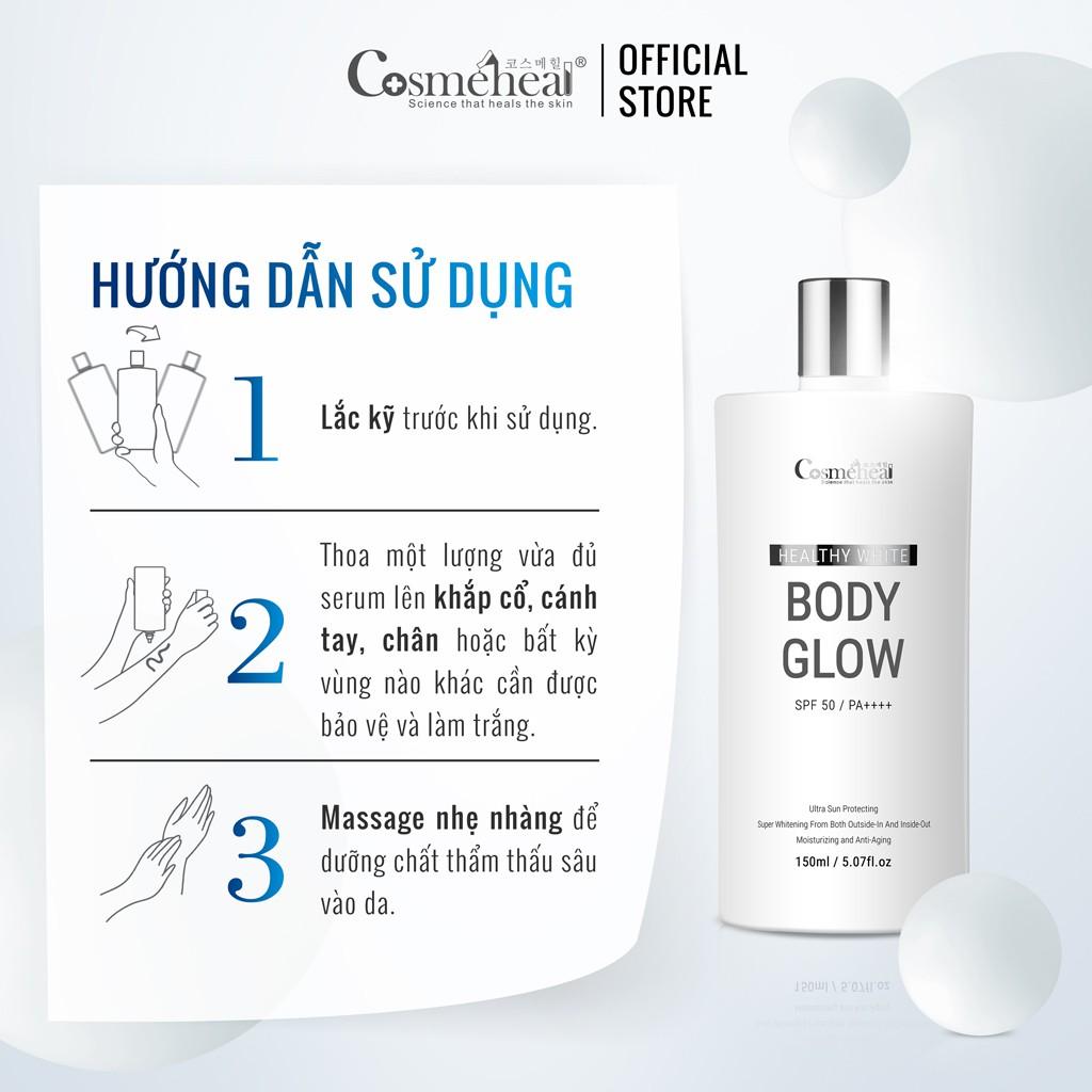 Serum Dưỡng Sáng Da Toàn Thân COSMEHEAL Healthy White BodyGlow (150ml)