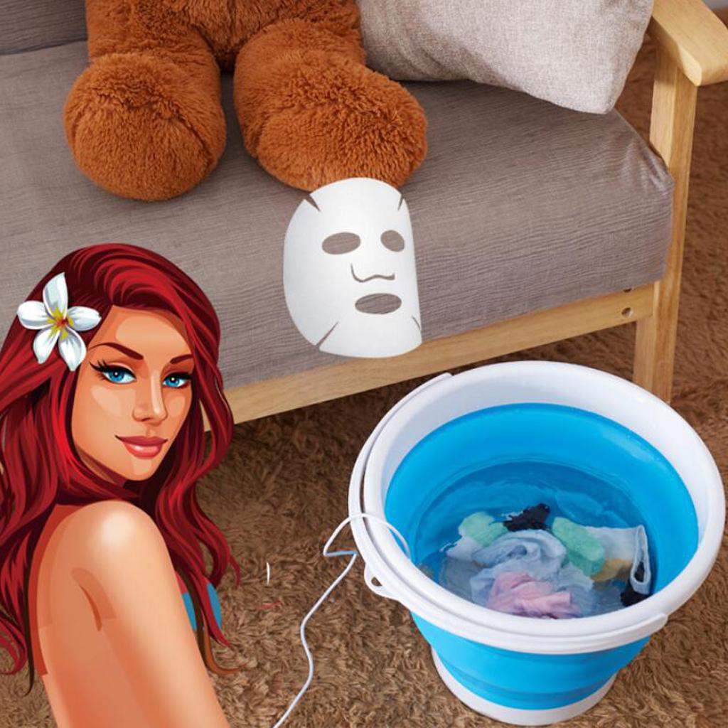 Foldable USB Ultrasonic Washing Machine Clothes Cleaner For Home Travel