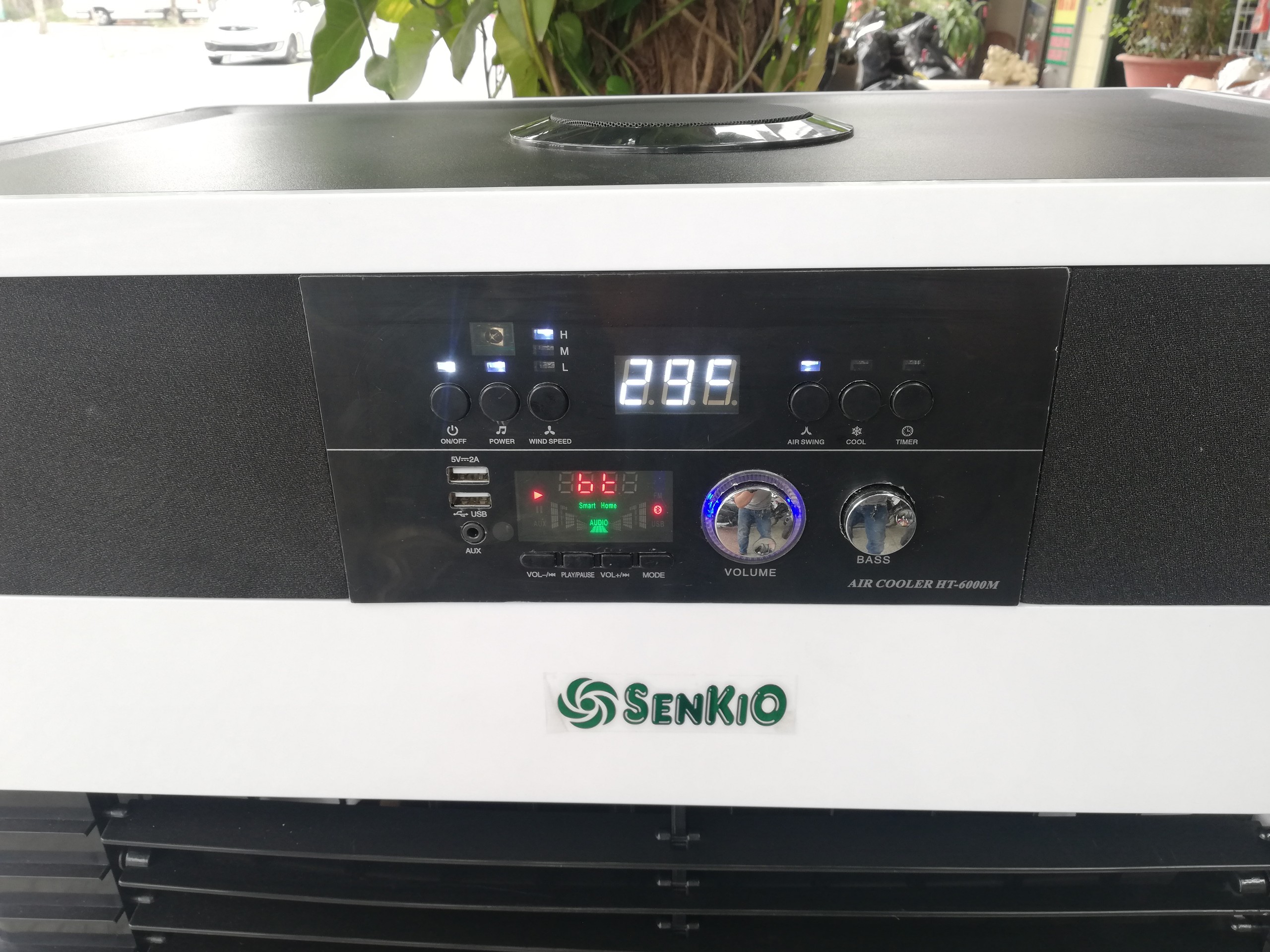 Quạt hơi nước làm mát không khí (có chức năng nghe nhạc Bluetooth) Senkio AirCooler HT-6000M