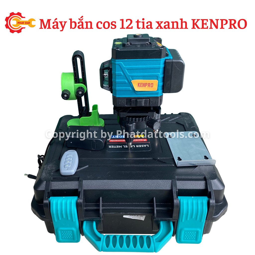 Máy Bắn Cos Laser 12 Tia Xanh KENPRO-Kèm 2 Pin Sạc-Đầy Đủ Phụ Kiện-Bảo Hành Chính Hãng 6 Tháng