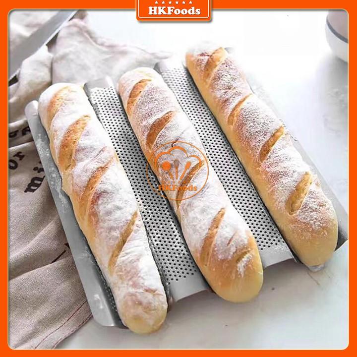 Khay Nướng Bánh Mì Pháp Baguette 4 Rãnh