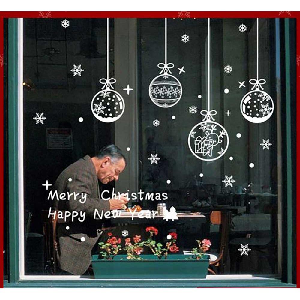 DECAL TRANG TRÍ NOEL 2 MẶT 2021 SỐ 28