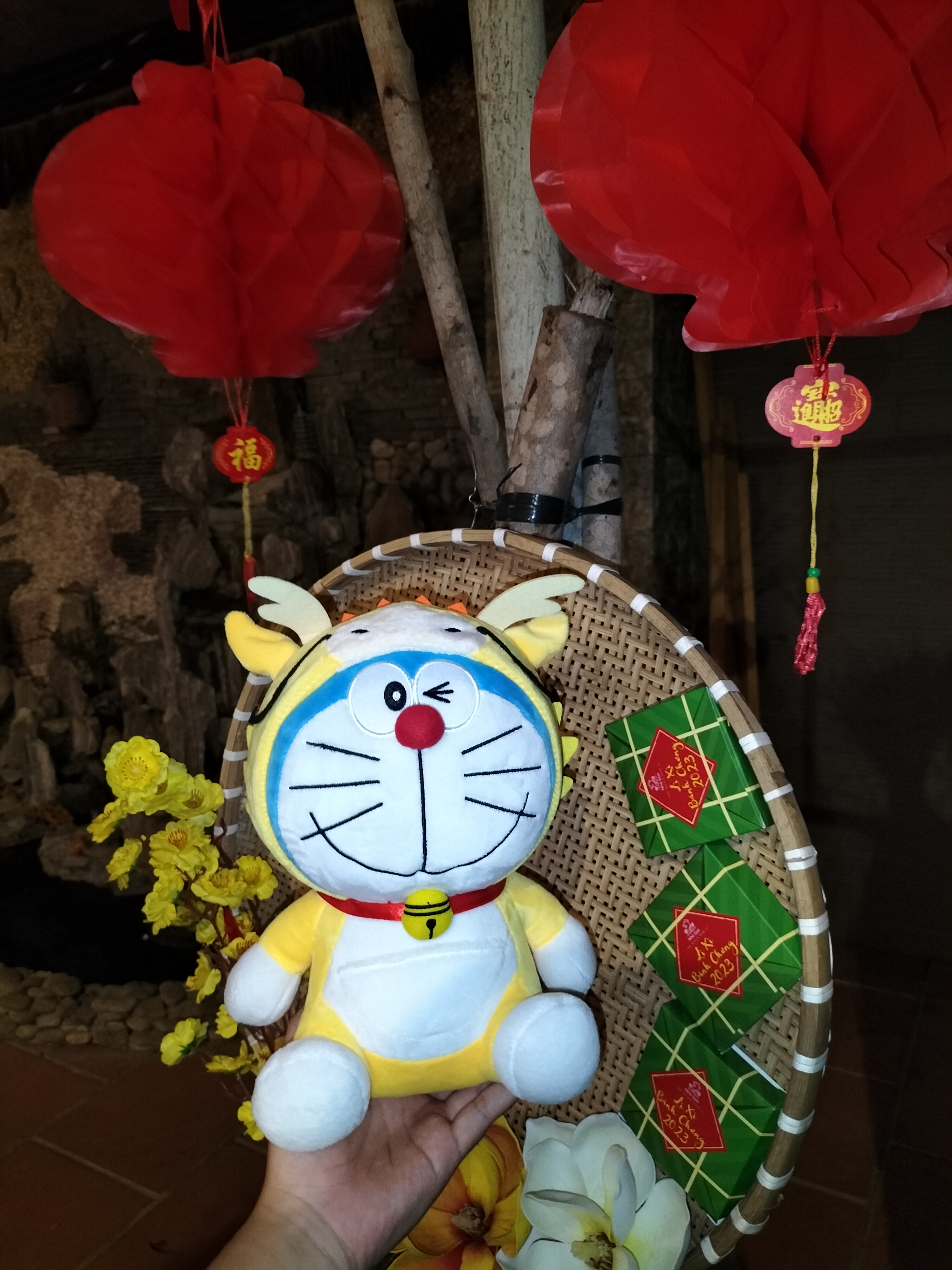 Gấu Bông Doraemon Giáp Thìn 2024, Gấu Bông Chính Hãng, Gấu bông Cao Cấp, Quà Tặng cho người thân, Quà Tặng Tết cao cấp cho bé - Sản phẩm chính hãng, Phân phối bởi Teenbox