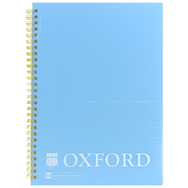 Sổ Lò Xo Oxford B5 Classic D85B5 - Màu Xanh