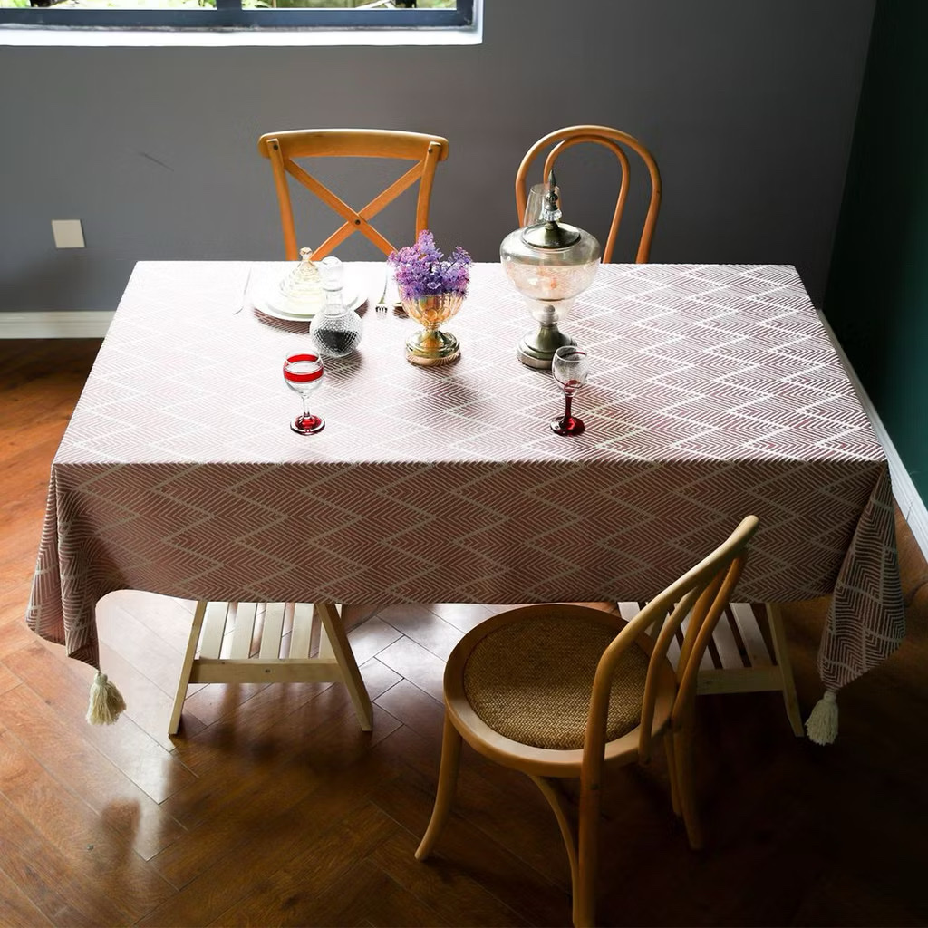 KHĂN TRẢI BÀN CHỮ NHẬT HOẠ TIẾT VINTAGE SANG TRỌNG CỔ ĐIỂN - hàng chính hãng