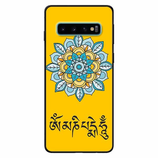 Ốp lưng in cho Samsung S10 Plus Mẫu Om Mani Padme Hum
