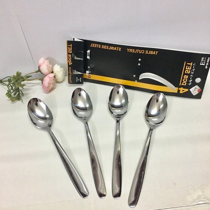 Bộ 2 set thìa inox cao cấp tiện dụng - Hàng nội địa Nhật