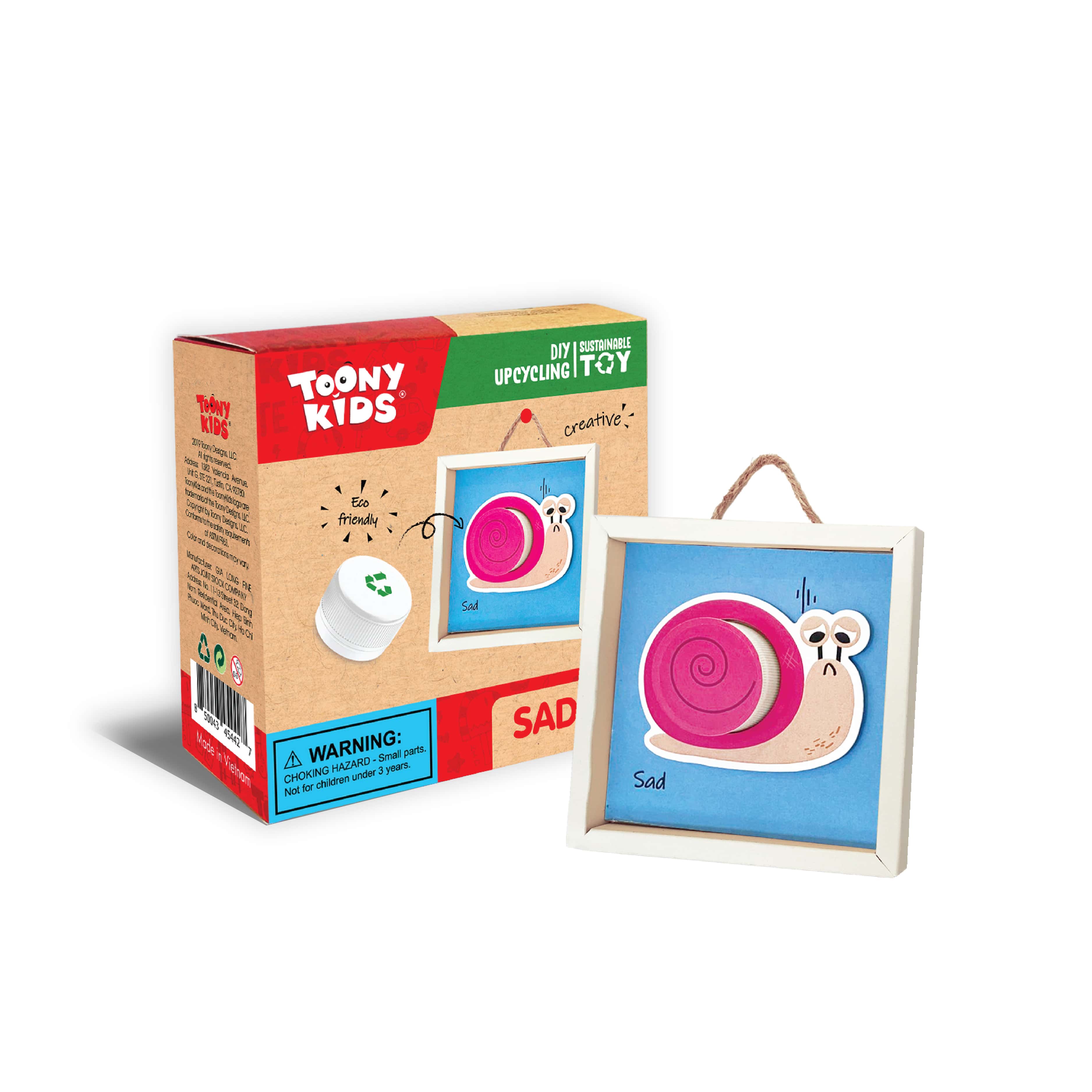 Combo 6 Bộ Đồ Chơi DIY TOONYKIDS Thú Cảm Xúc All The Feels TN00424-001 [Tặng Kèm Sticker