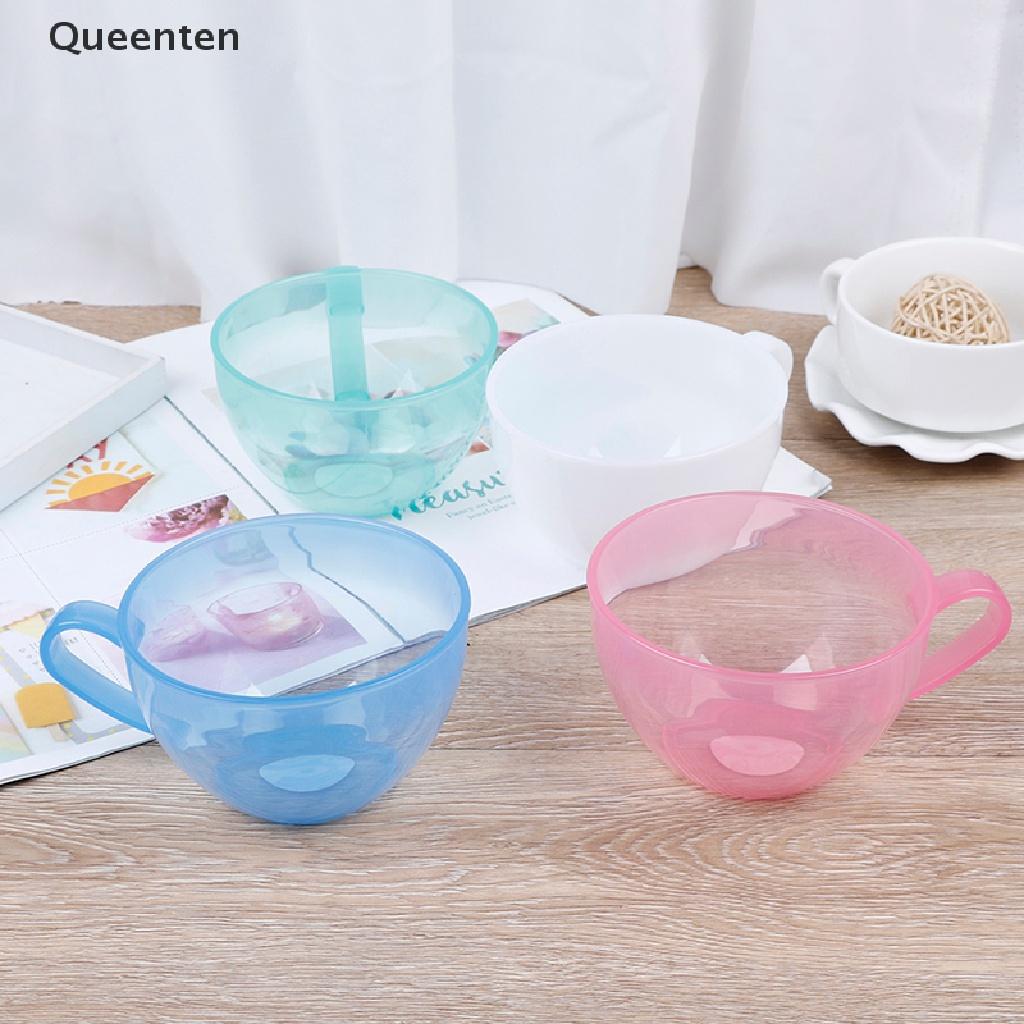 Queenten Colourful Plastic Kitchen Mixing Bowl for Baking &amp; Cooking 4 Colours QT