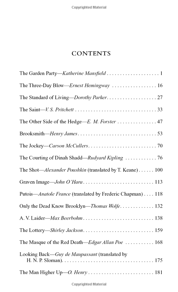 Fifty Great Short Stories