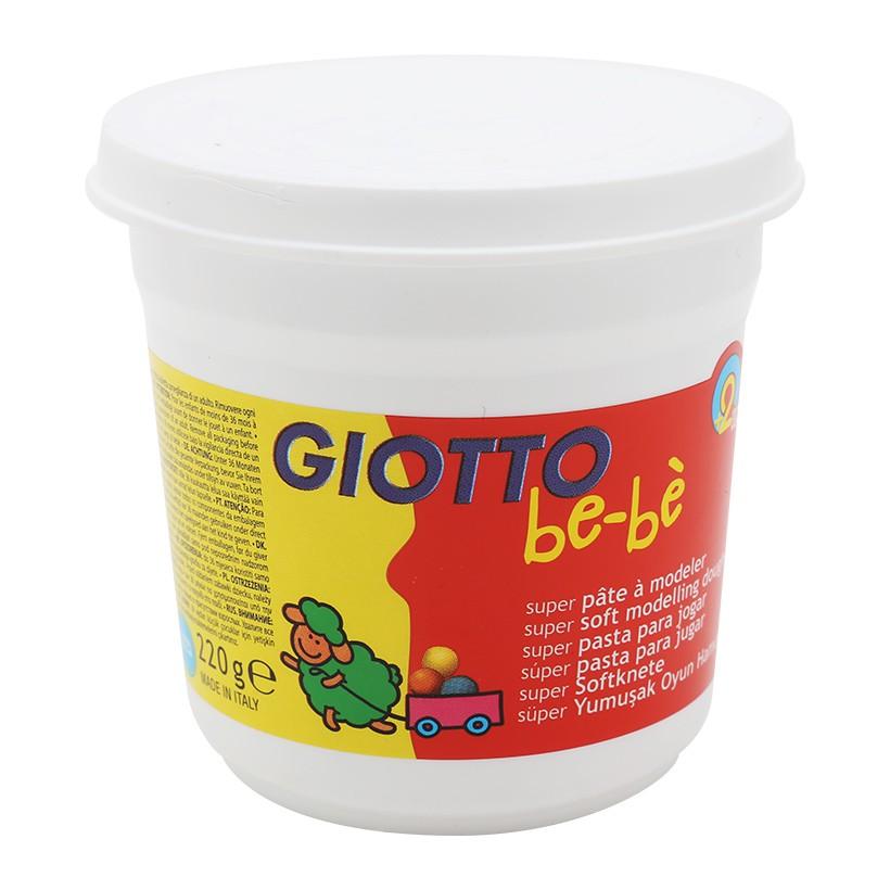 Hộp đất nặn Giotto be-bè 220g - Trắng (Ý)