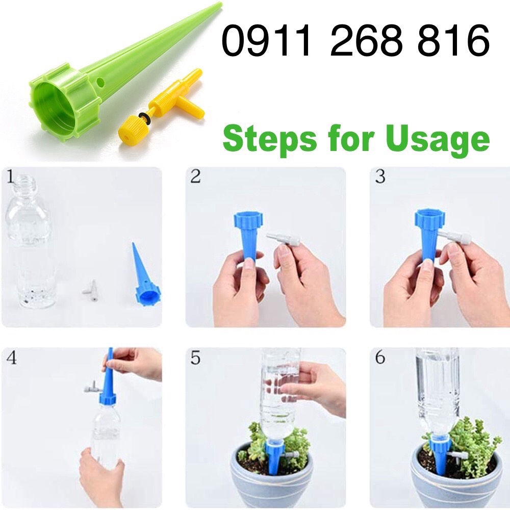 Đầu tưới nhỏ giọt tự động gắn chai nước