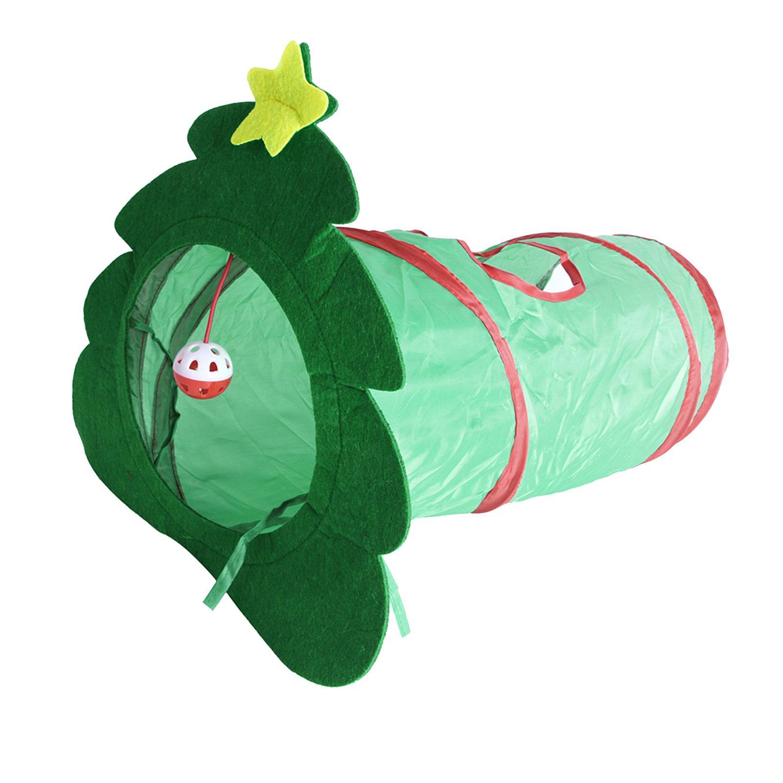 Cat Toy Collapsible Tubes Playhouse Cat Tunnel for Kitten Small Animals Play