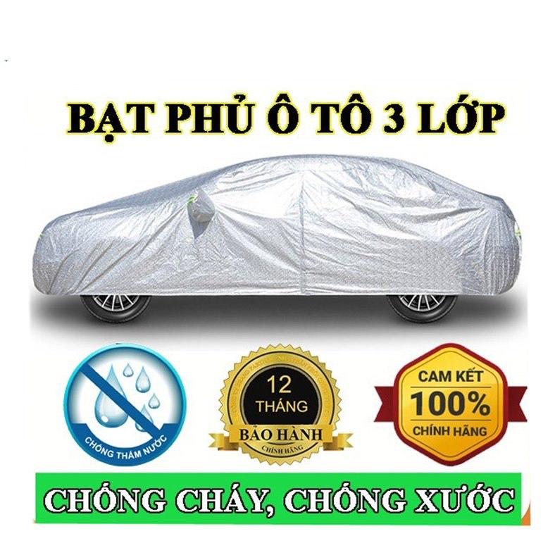 Bạt Phủ Ô Tô #Chevrolet CRUZE - CAO CẤP 3 LỚP Tráng Bạc Cách Nhiệt, Chống Nước, Chống Trộm Gương
