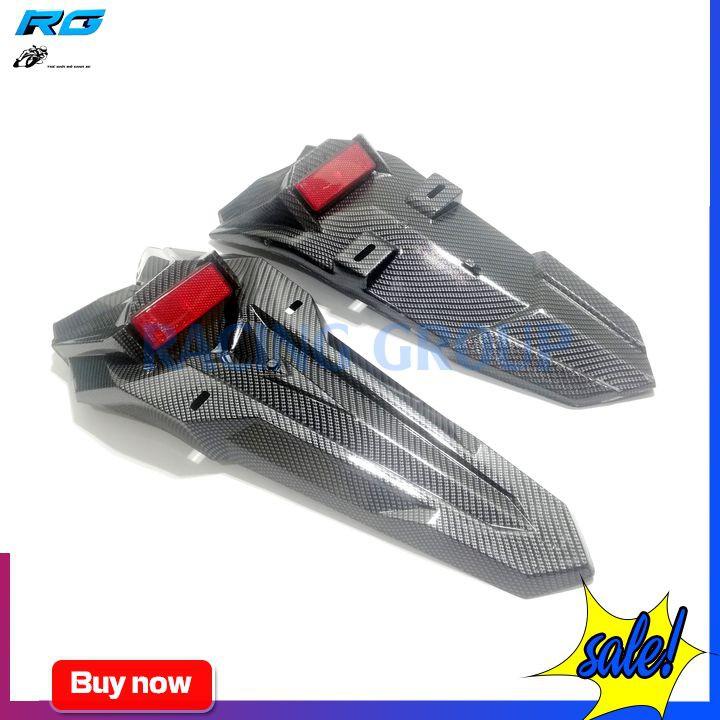 Dè Chắn Bùn Fz - Sonic Dành Cho Exciter 150 Màu Đen Carbon