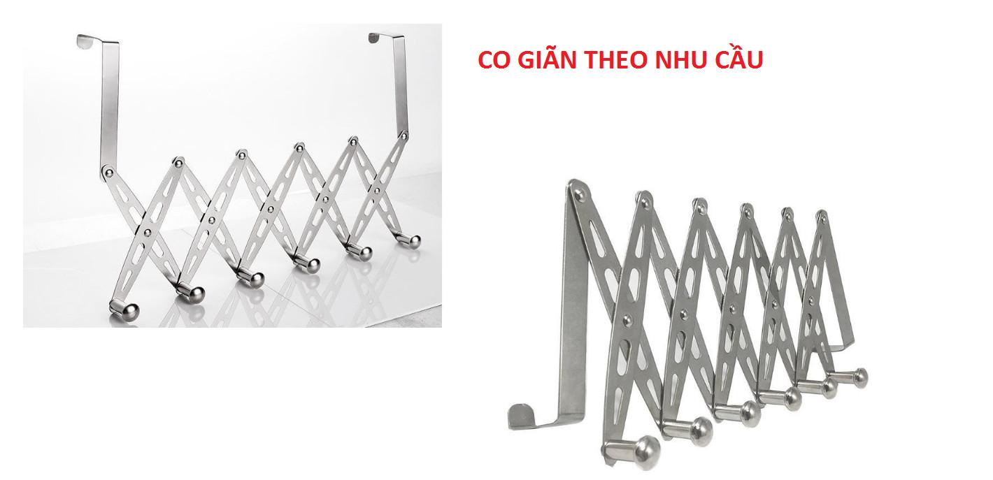 Móc Treo Đồ Sau Cửa Xếp Gọn, Móc Treo Cửa Phòng,Cửa Tủ Bếp, Tủ Quần Áo Siêu Tiện Lợi - Vận Chuyển Miễn Phí Toàn Quốc