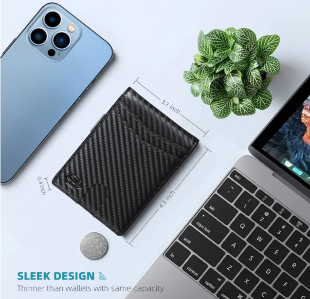Ví Kẹp Tiền Clip Money RFID Wallet Men Slim