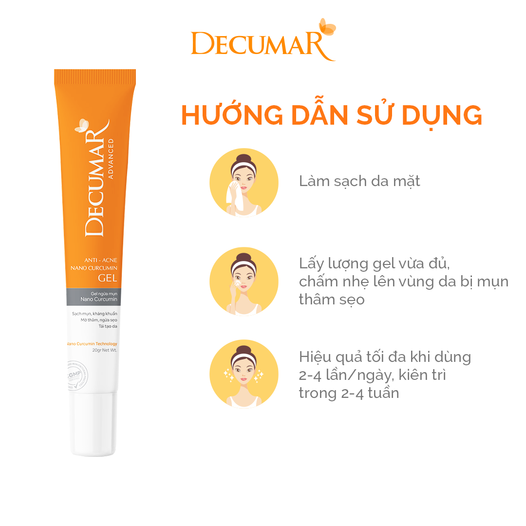 COMBO CƠ BẢN CHO DA MỤN DECUMAR ADVANCED