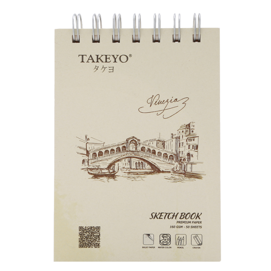 Tập Vẽ Lò Xo Takeyo A6 8529 - Mẫu Ngẫu Nhiên