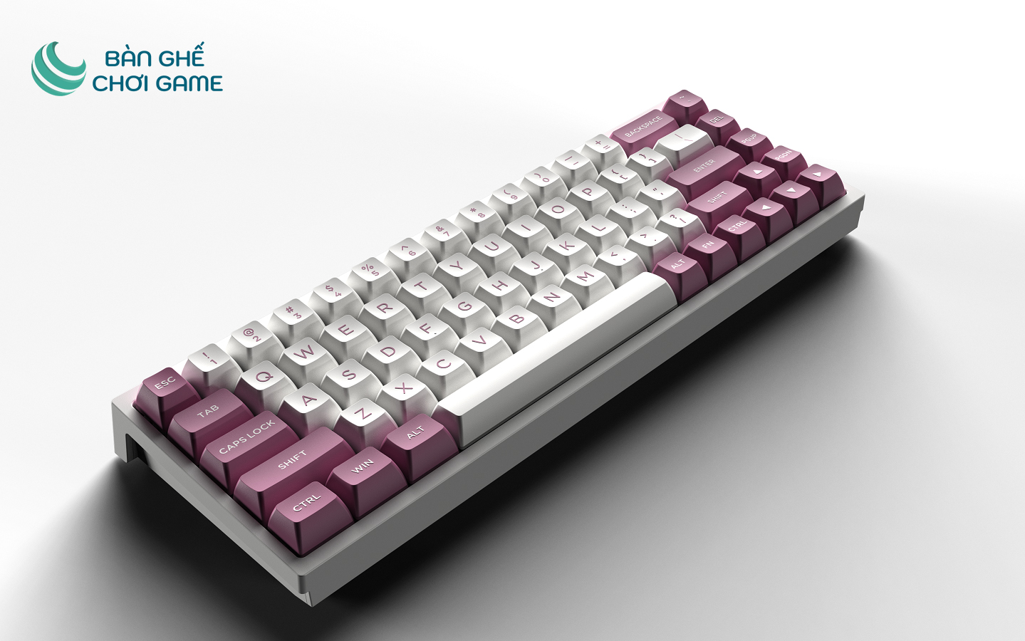 Bàn phím cơ không dây FL-Esports FL680SAM Peach Gateron CAP Switch - Hàng chính hãng