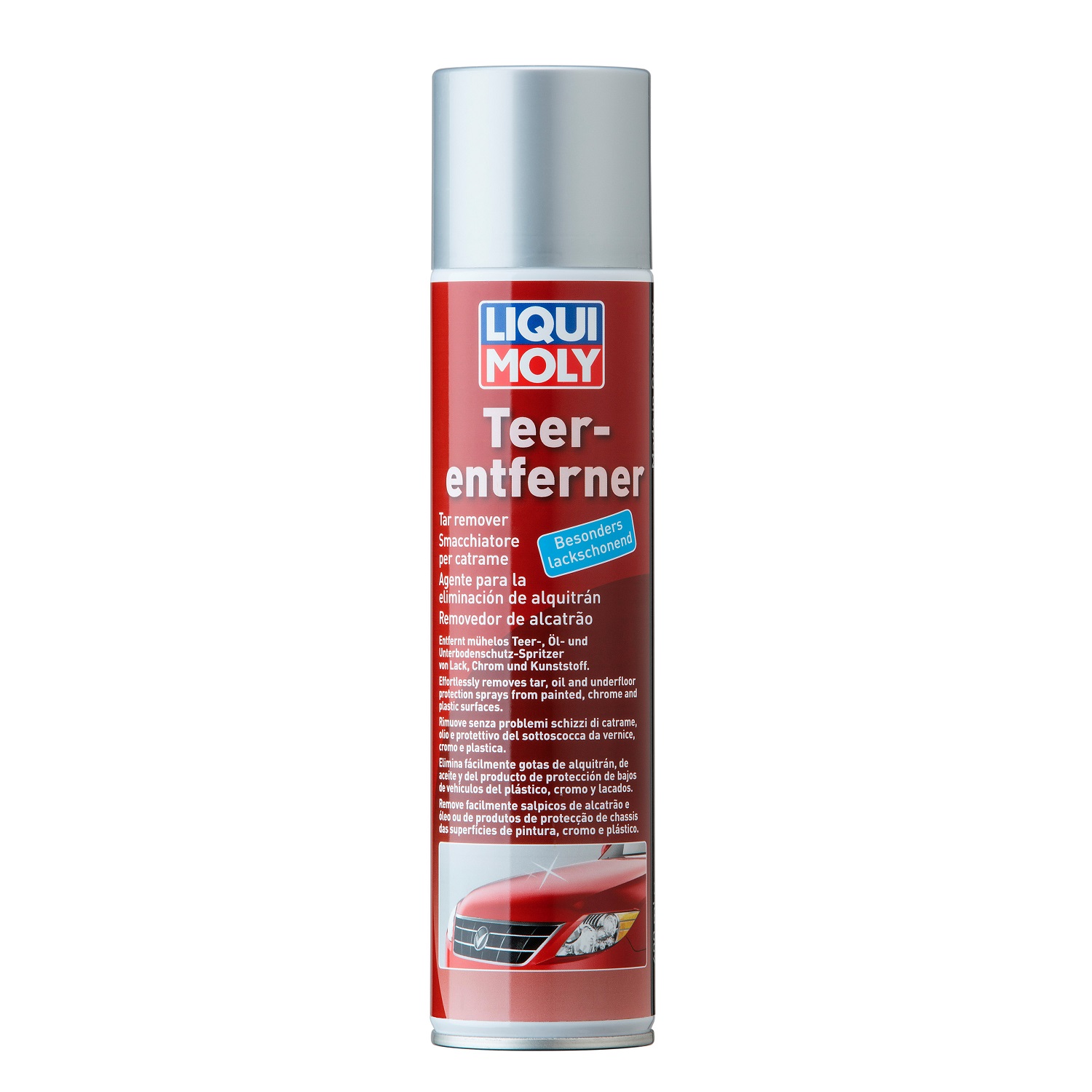 Chai xịt vệ sinh nhựa đường chuyên dụng Liqui Moly 1600 - Tặng kèm 1 khăn lau chuyên dụng 3M màu ngẫu nhiên