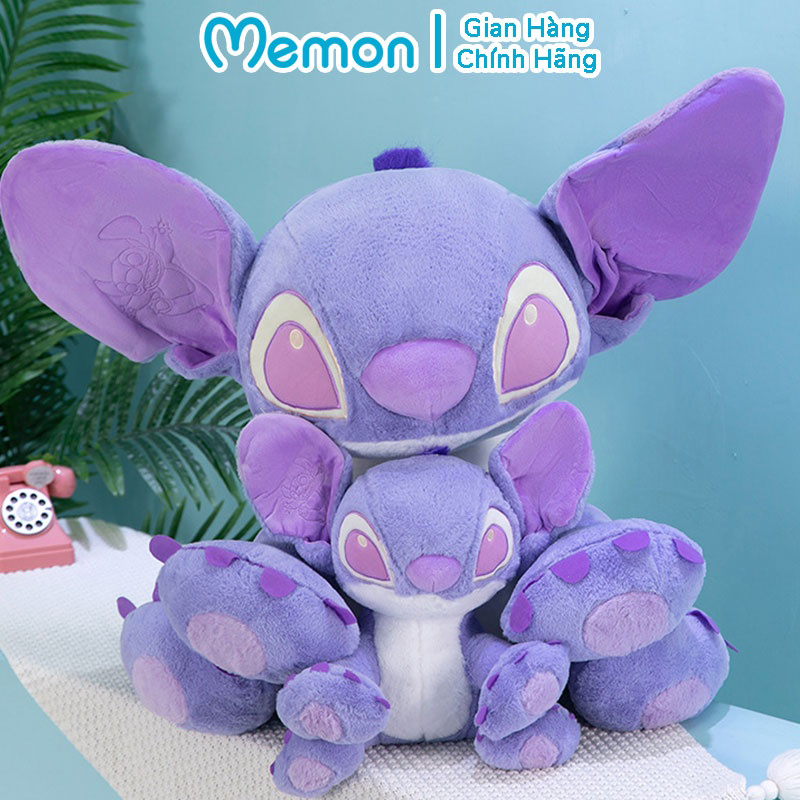 Gấu Bông Stitch Tím 50cm-90cm Cao Cấp Memon