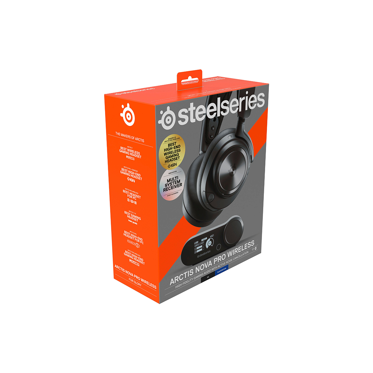 Tai nghe chụp tai gaming có dây SteelSeries Arctis Pro kèm GameDAC màu đen, âm thanh Hi-Res,Hàng chính hãng, Bảo hành 1 năm