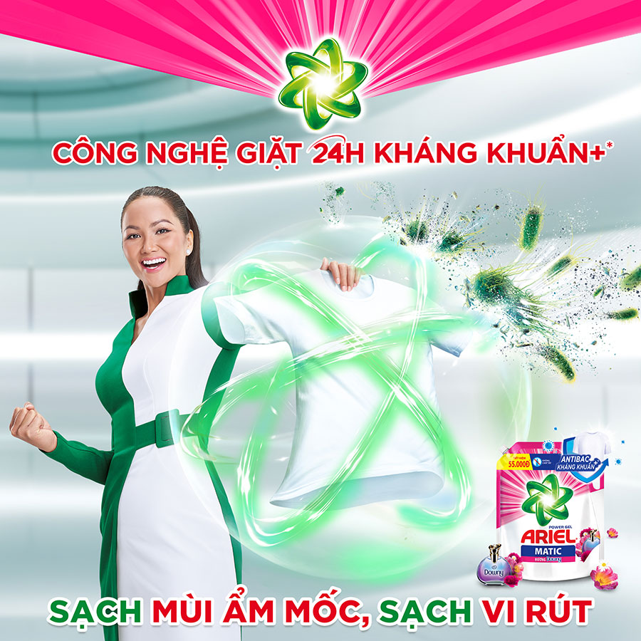 Combo 2 Nước Giặt Ariel Matic Hương Downy 3.2kg